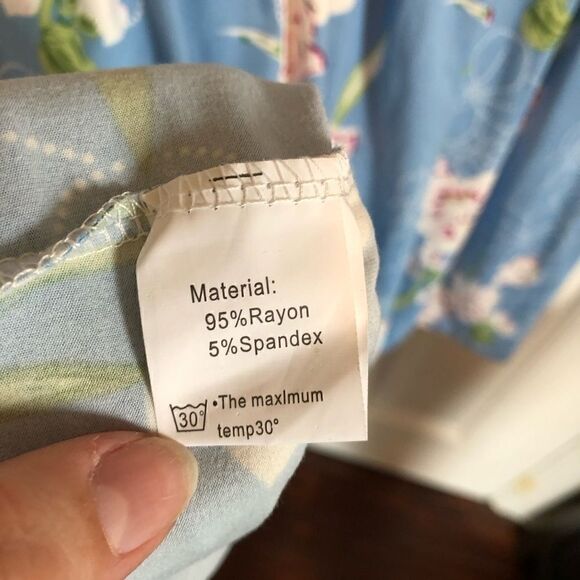 Light blue floral dress  - Picture 7 of 7